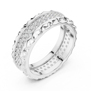 Minimalist 925 Sterling Silver Moissanite <b>Diamond</b> <b>Ring</b> Wholesale Jewelry Manufacturer Factory Direct - Product Image 4
