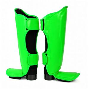 Protège-tibias de boxe Muay Thai pour enfants, personnalisés par le fabricant, en cuir PU professionnel - Product Image 2