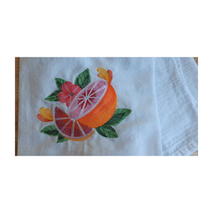 Paño de Cocina de Algodón Ecológico Bordado con Diseño Navideño, 40x60 cm, 300 GSM, Absorbente, Transpirable, Certificado GOTS, de Secado Rápido - Product Image 5