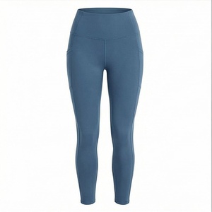 High Quality High Waisted <b>Plus</b> <b>Size</b> Gym <b>Pants</b> Running <b>Yoga</b> Leggings Breathable Womens Activewear Any Customized Color - Product Image 1