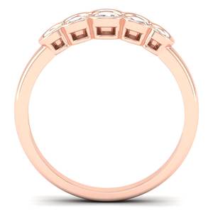 REYES – bague d'éternité élégante en argent Sterling 925, coupe ronde, 0.3 carats, Moissanite, pour femmes, bijoux de promesse de mariage - Product Image 4