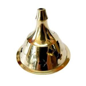 Support à encens en métal de qualité supérieure, orné, avec cendrier, brûleur décoratif artisanal pour festivals et événements culturels - Product Image 3