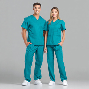 Uniformes d'infirmières unisexes en gros, ensembles de blouses d'infirmières personnalisées - Product Image 2