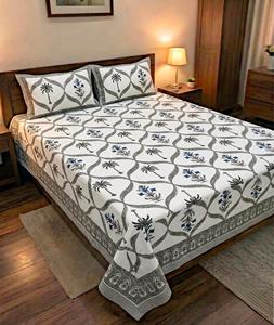 Vente en gros : Parure de lit King Size aspect tissu, 2 taies d'oreiller réversibles, design réversible, tissu doux, prix de gros - Product Image 6