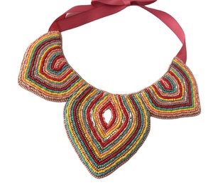 CRYSTAL CRAFT Fashion African Statement Jewelry <b>Sets</b> Bohemian Multilayer Colorful Resin <b>Beads</b> Women Necklace - Product Image 1