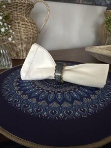 Modern Resin Napkin Rings Set 4.5cm Wide Durable <b>Table</b> Decor Wedding Napkin Holders Ring Shape Colorful Design - Product Image 2
