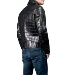 Chaqueta Bomber Unisex de Invierno, Transpirable, de Poliéster Negro, con Cuello Alto, Logotipo Frontal, Estilo Urbano, de Primera Calidad - Product Image 2