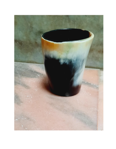 Verre à bière en corne de buffle, design décoratif fantaisie, fait main, en grès, style américain, haute qualité, quantité personnalisée - Product Image 5