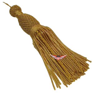 Tassel Knot Canutillo 10 cms Gold bullion wire fringe tassels handmade for church Vestments Decoration wedding gift - Product Image 2