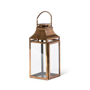 Modern High Selling Stainless Steel Glass Hanging <b>Lantern</b> <b>Black</b> Matte Finish Durable Eco-Friendly Indoor Christmas Valentine's - Product Image 2
