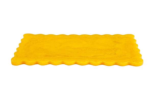Planche à découper artisanale de luxe en résine époxy rose pâle avec bords ondulés pour maison moderne, hôtel et restaurant - Product Image 2