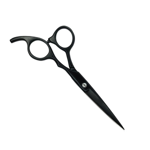 Ciseaux de barbier à lame courbée, en acier inoxydable, pour droitiers, pour la coupe de cheveux professionnelle des hommes, avec poignée antidérapante - Product Image 6