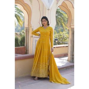 ชุดพรีเมี่ยม Liksha พร้อม SET-LC-1084 Dupatta - Product Image 3