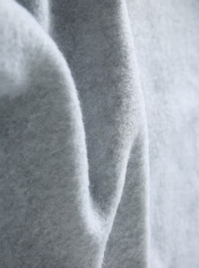 Ensemble jogging et sweat à capuche gris en molleton, imprimé lettres, coupe ample, survêtement épais décontracté, streetwear d'hiver, logo frontal pour femme - Product Image 6