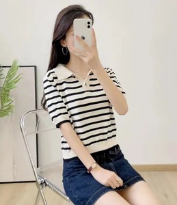 Chemises Oxford respirantes en maille, décontractées, unies, anti-plis, anti-bouloches, séchage rapide, col rond compressé, polyester/coton - Product Image 4