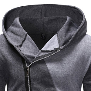 Sudadera Asimétrica para Hombre, Mezcla de Algodón y Poliéster Personalizada, Ropa Urbana, Directo de Fábrica, Talla Personalizada, Diseño de Temporada, Envío a Todo el Mundo - Product Image 5