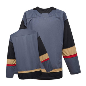 Camisetas de Hockey sobre Hielo Personalizables al por Mayor, de Alta Calidad, 100% Poliéster, para Práctica, Sublimadas, con Diseño Personalizado - Product Image 1