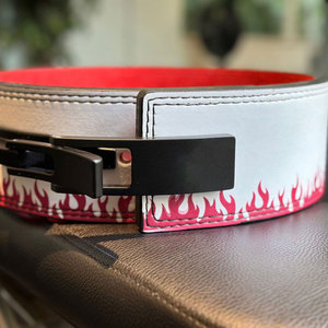 Cinturón de Cuero Vacuno Personalizado de Alta Calidad, Resistente, para Entrenamiento Físico, con Diseño Impreso - Product Image 3