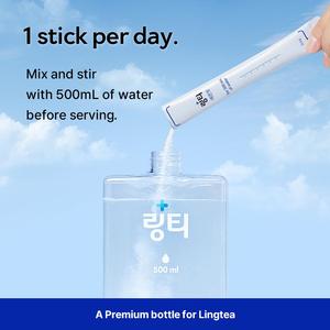 LINGTEA Boisson Électrolytique Originale Hydratante Saveur Citron en Sachets de Poudre 11,4g (40kcal)*10 Boîtes Fabriquée en Corée - Product Image 3