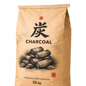 กระสอบกระดาษคราฟท์หลายชั้นแบบหนาสำหรับบรรจุถ่านหินและแอนทราไซต์สำหรับอุตสาหกรรม ขนาด 15 กก. 20 กก. 25 กก. - Product Image 1