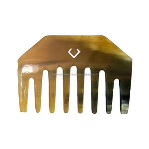 Peigne en corne de buffle en gros, peigne en corne naturelle antique artisanal pour la croissance des cheveux, fournisseur en gros de Falak World EDxport - Product Image 2