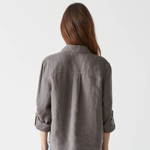 Women's Casual Denim Button-Down <b>Shirt</b>-Vintage Style Summer/Winter Ready Eco-Friendly Stylish & Durable OEM Service - Product Image 4