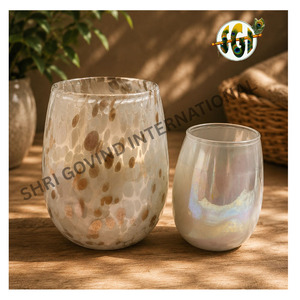 Jardinière élégante en verre transparent pour la décoration de la maison - Product Image 1