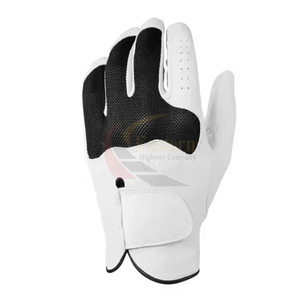 Gants de golf en cuir Cabretta de haute qualité avec logo personnalisé, gants de sport respirants et luxueux pour hommes - Product Image 2