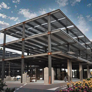 Prefab kỹ thuật Kết Cấu Thép nhà kho tòa nhà thiết kế cấu trúc giàn xà gồ đổ cho ứng dụng hội thảo - Product Image 6