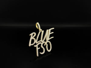 Pendentif Hip Hop en Acier Inoxydable « Ice King » Sertie de Diamants Scintillants - Product Image 3