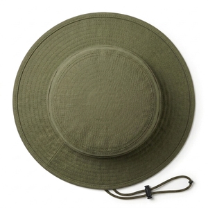 Sombrero de Pescador Personalizado de Algodón Camuflado para Exteriores, 100% Algodón, Ala Ancha, para Pesca, Senderismo, Camping, Protección Solar, OEM, ODM, Marca Privada - Product Image 3