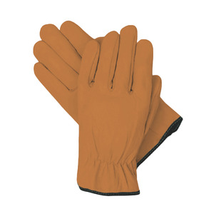 Goat Grain Leather Adjustable Wristlet Driving <b>Gloves</b>-Flexible Anti-Vibration Heat Spark Resistant Industrial Safety Workwear - Product Image 6