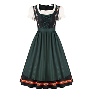 ชุดเดรส Dirndl ออกแบบเองสำหรับผู้หญิง คุณภาพดี น้ำหนักเบา สไตล์ลำลอง ความยาวปานกลาง ขายดี ราคาถูก พร้อมขั้นต่ำในการสั่งซื้อน้อย - Product Image 2
