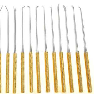 High Quality Micro Dissector Set 20 Pcs Stainless Steel Silver Surgical Grade Autoclavable <b>Neurosurgery</b> <b>Instruments</b> ALIVANTA - Product Image 5
