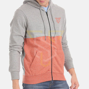 Sweat-shirts à capuche unisexe de haute qualité pour homme, saison hivernale, séchage rapide, tissu thermique respirant, logo personnalisé, fermeture éclair, 100% coton - Product Image 2