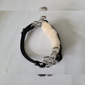 Nuevo Diseño de Bocado Hackamore sin Brida para Caballo, Estilo Inglés y Western, Ajustable, Acolchado con Flores, de Cuero Genuino con Pelo - Product Image 6