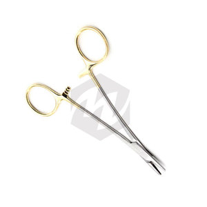 Derf Needle Holder Tungsten Carbide Surgical Medic Instruments Secure Needle <b>Grip</b> Stainless Steel <b>Control</b> Longevity - Product Image 5