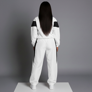 High Quality Streetwear <b>jacket</b> & trouser women's 2 piece set 100% nylon Breathable baggy Fit 2 tone ladies Tracksuit - Product Image 2