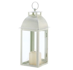 Modern Looking Metal & Glass <b>Lantern</b> In <b>Silver</b> Finished Centerpiece For Wedding Outdoor Decor Handmade Customized - Product Image 5