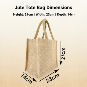 Sac de courses en jute réutilisable, écologique, taille moyenne |   Sac fourre-tout en toile brodé style bohème avec logo personnalisé imprimé et pompon - Product Image 2