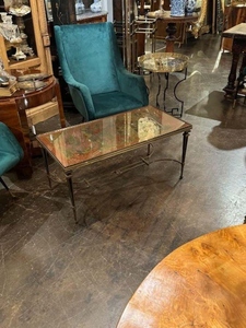 Mesa de Centro de Latón de Diseño Único y Moderno con Almacenamiento, Mueble Portátil para Sala de Estar, Decoración del Hogar - Product Image 3