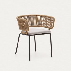 Luxury Beige Chair with Premium Finish Soft Cushion <b>Seat</b> Elegant Furniture for Living Room Bedroom Kitchen Office Dining Area - Product Image 2