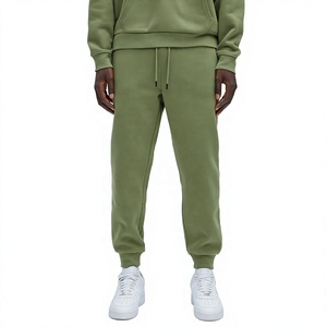 Custom High Quality Heavy Cotton Screen Printed <b>Men</b> Track <b>Pant</b> Jogger Relaxed Fit Streetwear Sweatpants OEM Manufacturer ODM - Product Image 2