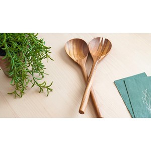 Wood Salad Servers Set Eco-Friendly Dishwasher <b>Safe</b> Wooden Salad <b>Tools</b> - Product Image 4