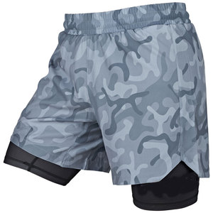 Top Selling Men MMA Training Shorts Spandex Polyester Breathable <b>Mid</b> Waist Elastic Quick Dry Sports Shorts Made in Pakistan OEM - Product Image 4