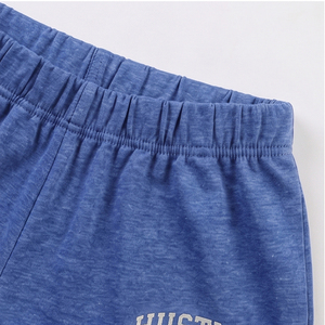 New Arrival Summer Women T Shirt and Shorts 2 Piece <b>Set</b> Custom Logo Print Crop Top Shirt and Shorts Two Piece <b>Set</b> - Product Image 4