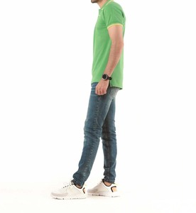 เสื้อเชิ้ตแขนสั้นสีเขียวสำหรับผู้ชาย ผ้าฝ้ายอ๊อกซ์ฟอร์ดสีพื้น ระบายอากาศได้ดี ทรงปกติ ดีไซน์กระดุม แห้งเร็ว - Product Image 5