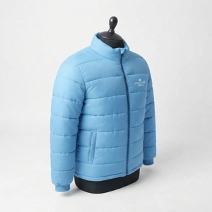 Veste matelassée pour homme, épaisse, coupe-vent, chaude, pour l'extérieur en hiver, fermeture éclair décontractée, rembourrage en coton - Product Image 3
