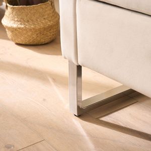 67.91\" Beige Wide Velvet Storage Soft <b>Bench</b> with Armrests for Living Room <b>Entryway</b> Bedroom Furniture - Product Image 5