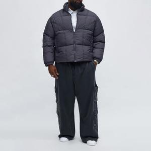 Veste matelassée unisexe personnalisée de haute qualité, col montant brillant, style décontracté, vente en gros, toutes tailles - Product Image 2